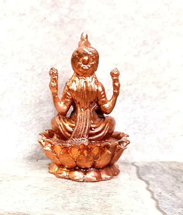 Brown_Copper_Idols_Of_Maha_Lakshmi,_2.8_Inches,_248G,_Handmade,_Pack_Of_1_Piece