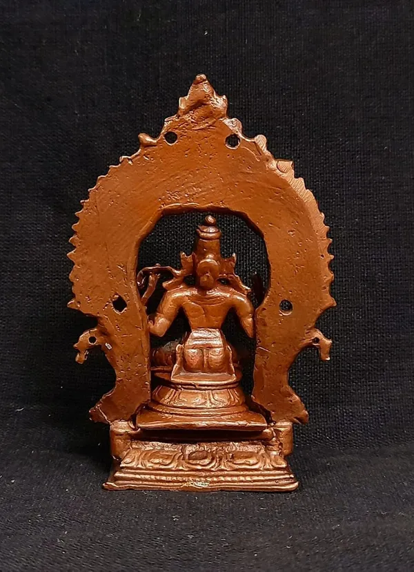 Brownish-Orange_Copper_Idols_India,_Handmade_Goddess_Varahi_Idol_With_Prabhavalli_3_Inches,_135G,_Pack_Of_2_Piece