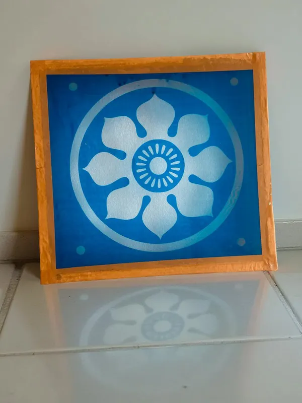 Searchers_Paradise_Ashtadala_Mandala_Yantra_Rangoli_Stencil_Wooden_9x10_Inches_Pack_of_1_piece