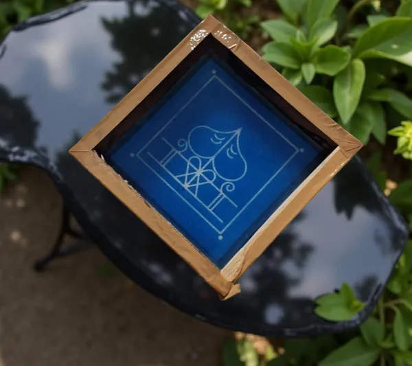 Searchers_Paradise_Ashwatha_Mandala_Model_1_Yantra_Rangoli_Stencil_Wooden_5x5_Inches_Pack_of_1_piece