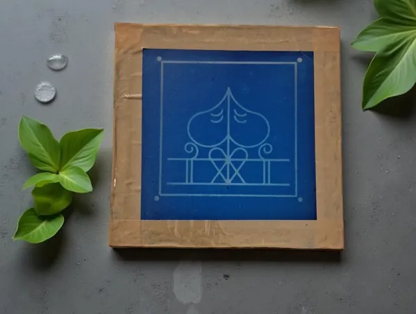 Searchers_Paradise_Ashwatha_Mandala_Model_1_Yantra_Rangoli_Stencil_Wooden_5x5_Inches_Pack_of_1_piece