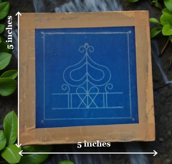 Searchers_Paradise_Ashwatha_Mandala_Model_2_Yantra_Rangoli_Stencil_Wooden_5x5_Inches_Pack_of_1_piece
