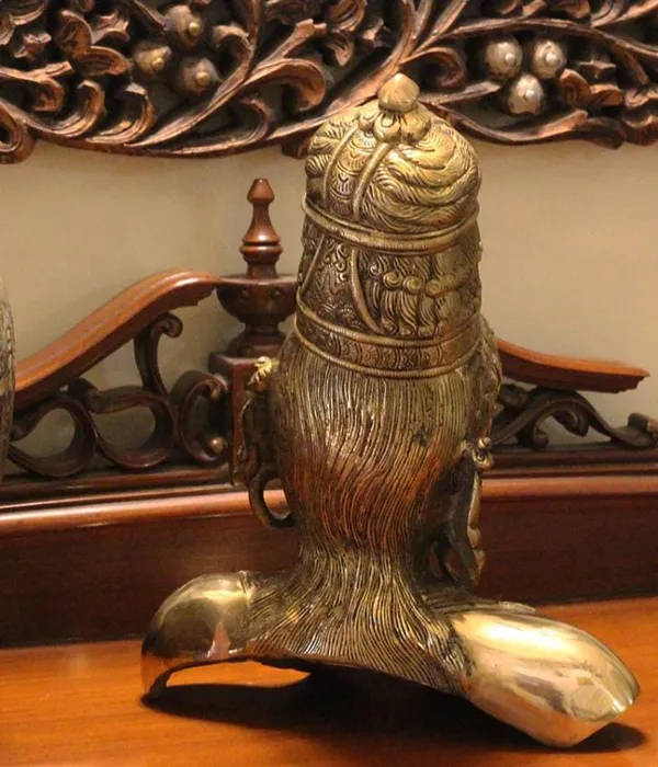Searchers_Paradise_Brass_Maa_Parvati_bust_in_superfine_finish_10_inches