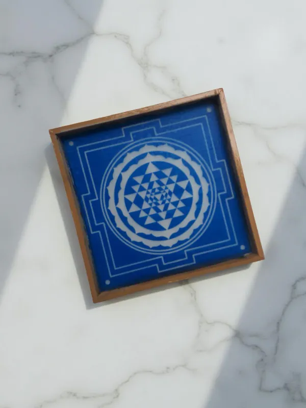 Searchers_Paradise_Sri_Chakra_Yantra_Rangoli_Stencil_Wooden_13x13_Inches_Pack_of_1_piece