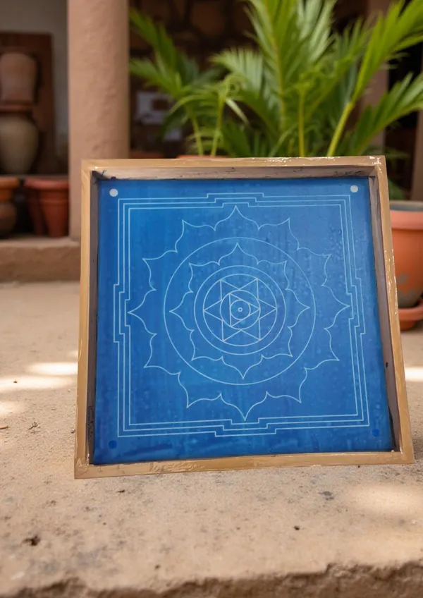 Searchers_Paradise_Surya_Mandala_Yantra_2_Rangoli_Stencil_Wooden_13x13_Inches_Pack_of_1_piece