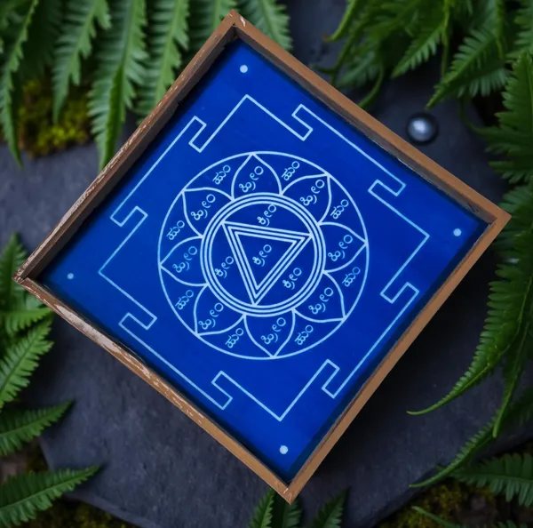 Siddha_kali__Rangoli_Design_Stencil_Wooden_Frame_pack_of_1_piece