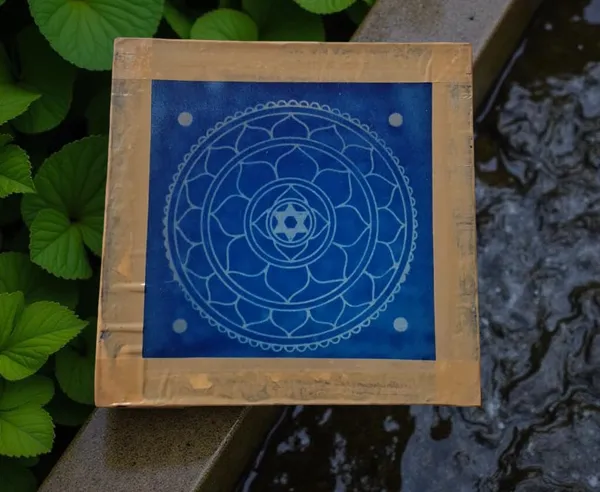 Sri_Yantra_Model_1_Rangoli_Design_Stencil_Wooden_Frame_pack_of_1_piece