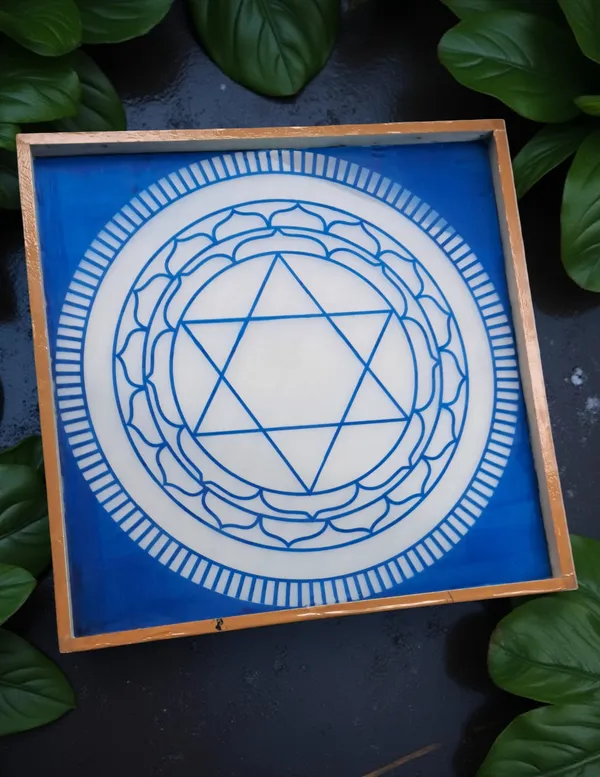 Sudarshana_Mandala_1_Rangoli_Design_Stencil_Wooden_Frame_pack_of_1_piece