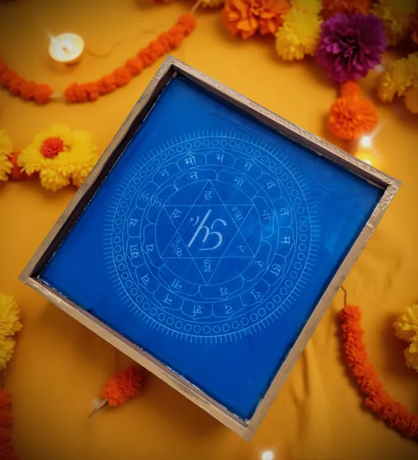 Sudarshana_Mandala_2_Yantra_Rangoli_Design_Stencil_Wooden_Frame_pack_of_1_piece