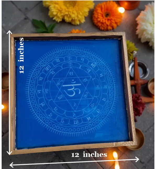 Sudarshana_Mandala_2_Yantra_Rangoli_Design_Stencil_Wooden_Frame_pack_of_1_piece