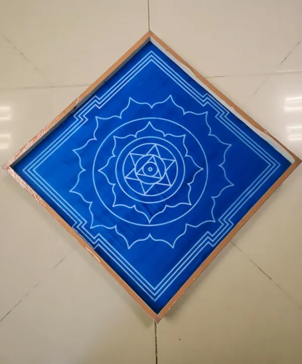 Surya_Mandala_Yantra_2_Rangoli_Design_Stencil_Wooden_Frame_pack_of_1_piece