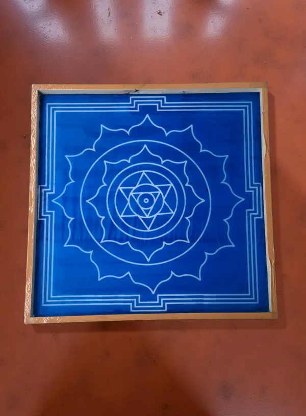 Surya_Mandala_Yantra_2_Rangoli_Design_Stencil_Wooden_Frame_pack_of_1_piece
