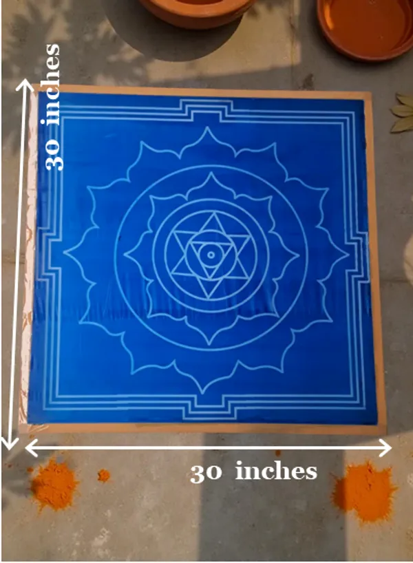 Surya_Mandala_Yantra_3_Rangoli_Design_Stencil_Wooden_Frame_pack_of_1_piece