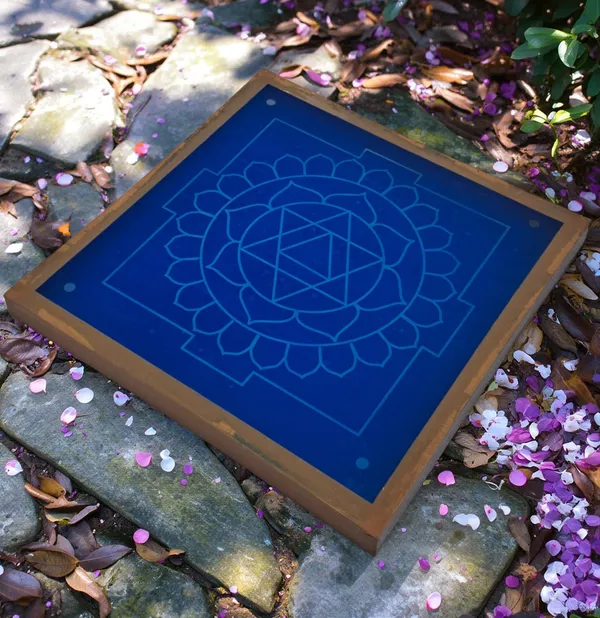 Surya_Mandala_Yantra_4_Rangoli_Design_Stencil_Wooden_Frame_pack_of_1_piece