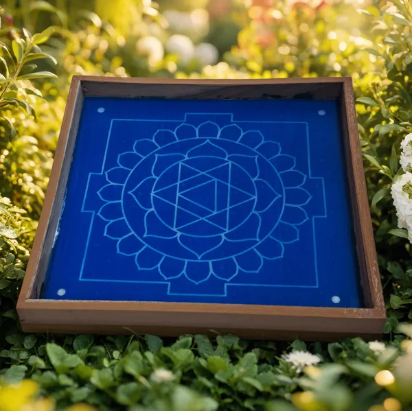 Surya_Mandala_Yantra_4_Rangoli_Design_Stencil_Wooden_Frame_pack_of_1_piece