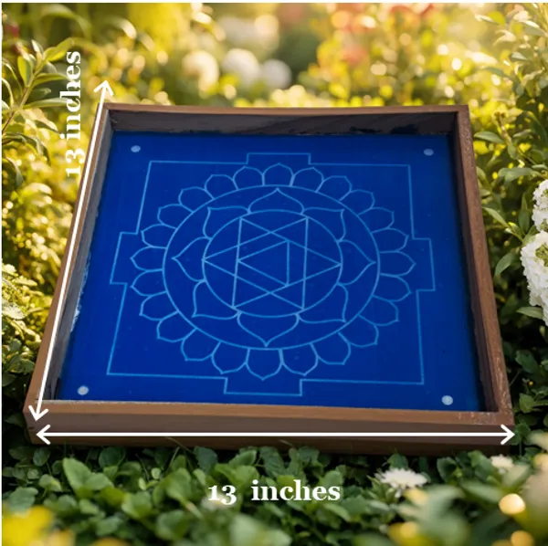 Surya_Mandala_Yantra_4_Rangoli_Design_Stencil_Wooden_Frame_pack_of_1_piece