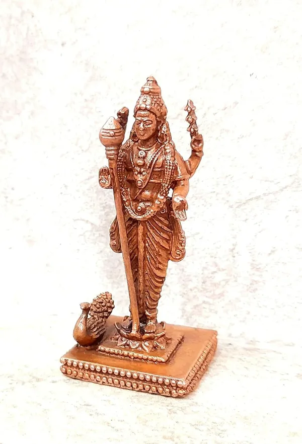 Brown_Copper_Idols_Of_Murugan,_2.3_Inches,_56G_Handmade_Pack_Of_1_Piece