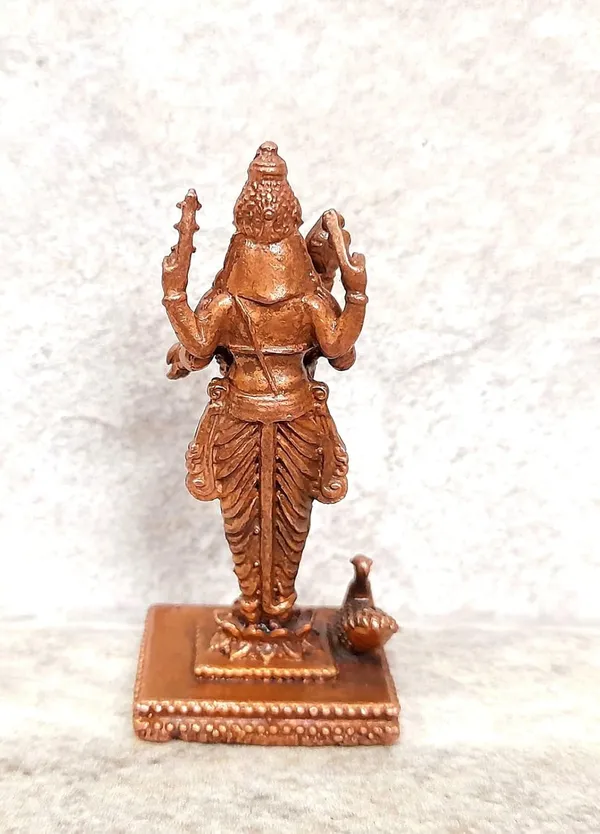 Brown_Copper_Idols_Of_Murugan,_2.3_Inches,_56G_Handmade_Pack_Of_1_Piece