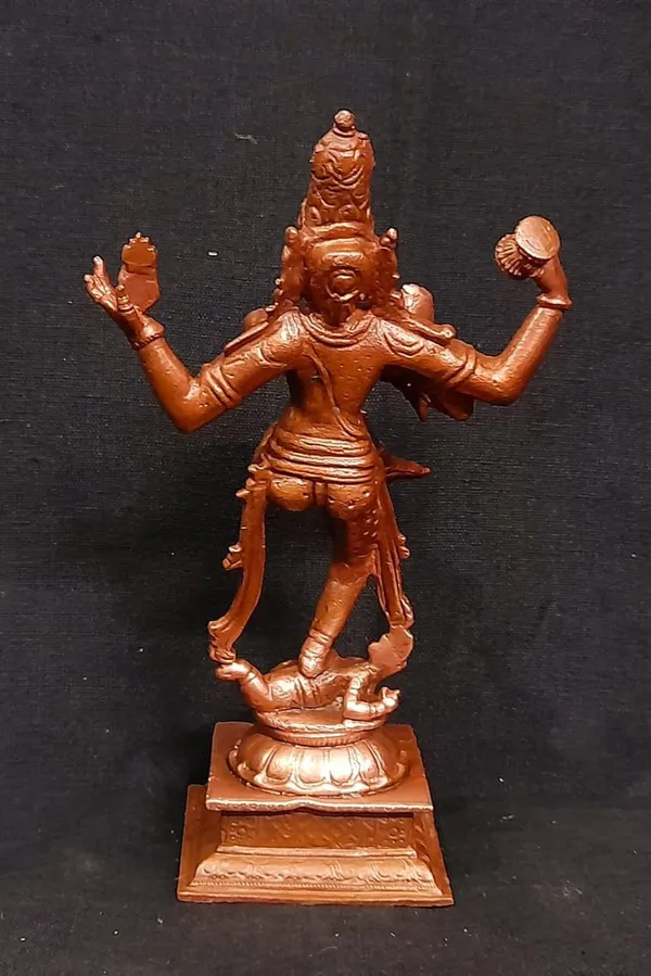 Brownish-Orange_Copper_Idols_Of_God_Natarajar,_6_Inches,_480G,_Patina_Antique_Finish,_Pack_Of_1_Piece