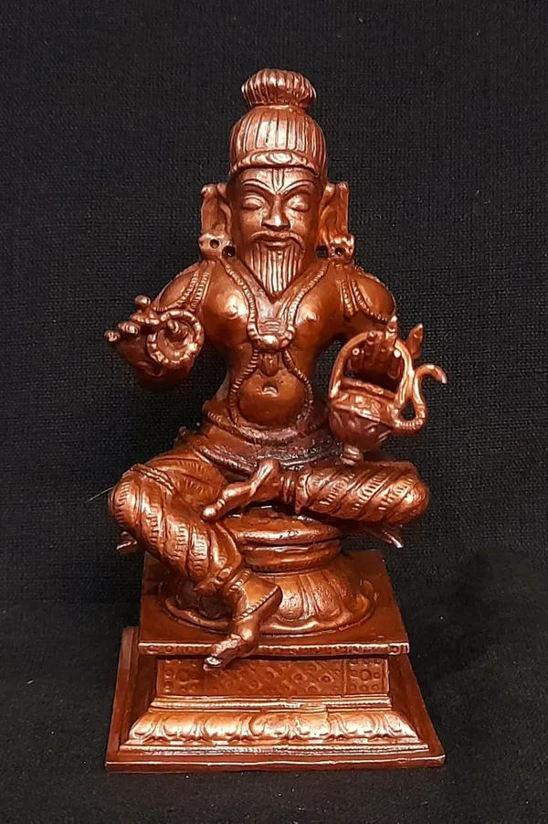 Brown_Copper_Idols_Of_Agasthiyar,_3.9_Inches,_480G,_Handmade_Pack_Of_1_Piece