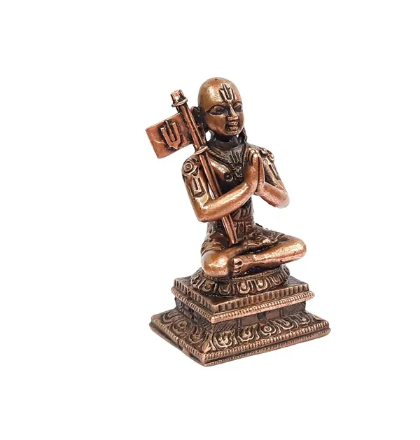 Brown_Copper_Handmade_Ramanujar,_2.24_Inches,_91G,_Patina_Antique_Finish,_Pack_Of_1_Piece