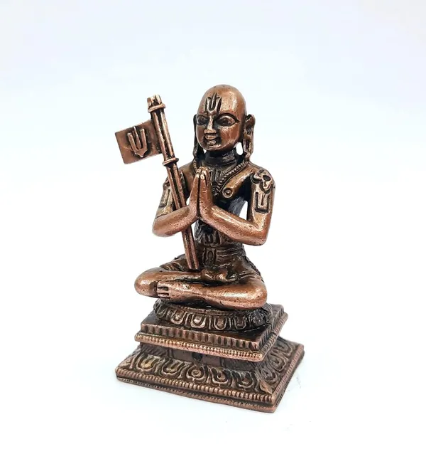 Brown_Copper_Handmade_Ramanujar,_2.24_Inches,_91G,_Patina_Antique_Finish,_Pack_Of_1_Piece