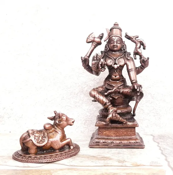Brownish-Orange_Copper_Idols_Of_God_Lord_Shiva,_With_Nandi_Idol,_3.7_Inch,_470,_Patina_Antique_Finish,_Pack_Of_1_Piece