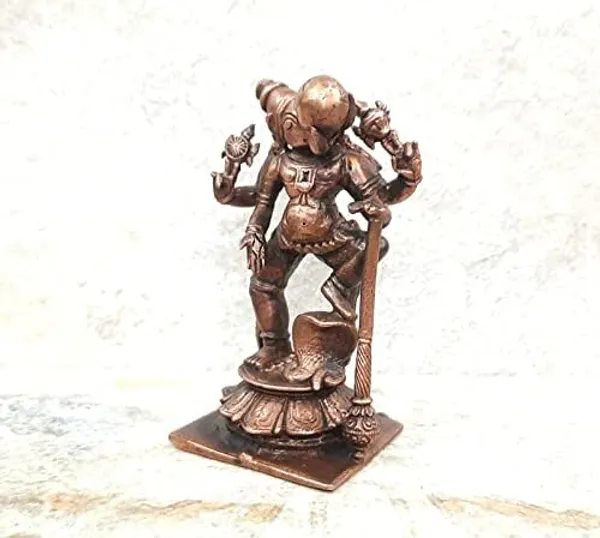 Copper_Idols,_8.5_Cm,_Handmade_Bhoo_Varaha_280Grams,_Patina_Antique_Finish,_Pack_Of_1_Piece