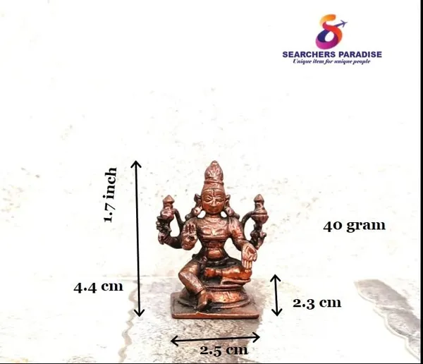 Copper_With_Antique_Finish_Copper_Handmade_Lakshmi_Idols_India,_1.7Inches,_40G,_Patina_Antique_Finish,_Pack_Of_1_Piece