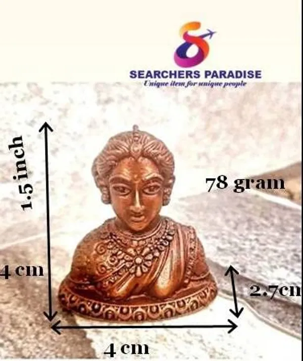 Brownish-Orange_Copper_Idols_India,_1.5_Inches,_Handmade_Gowri_Idol,_78G,_Patina_Antique_Finish,_Pack_Of_1_Piece