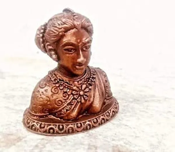 Brownish-Orange_Copper_Idols_India,_1.5_Inches,_Handmade_Gowri_Idol,_78G,_Patina_Antique_Finish,_Pack_Of_1_Piece