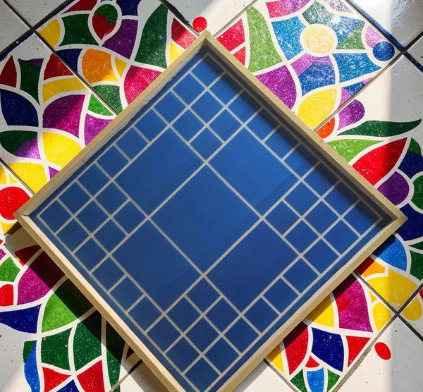 Vastu_Mandala_Yantra_Rangoli_Design_Stencil_Wooden_Frame_pack_of_1_piece