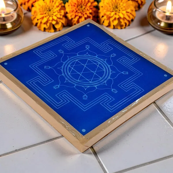 Vastu_Purusha_Model_1_Yantra_Rangoli_Design_Stencil_Wooden_Frame_pack_of_1_piece
