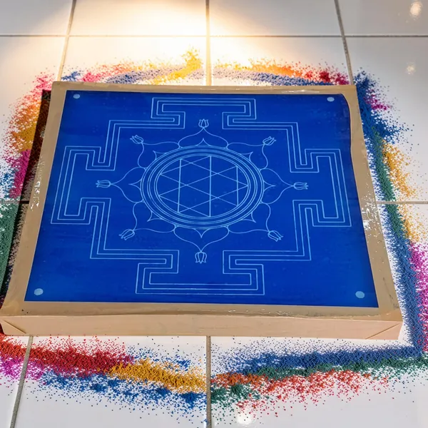Vastu_Purusha_Model_1_Yantra_Rangoli_Design_Stencil_Wooden_Frame_pack_of_1_piece