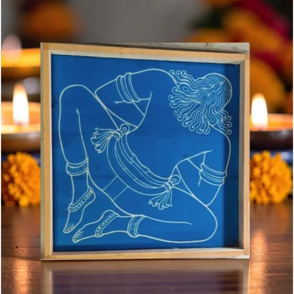 Vastu_Purusha_Model_3__Design_Stencil_Wooden_Frame_Pack_of_1_piece