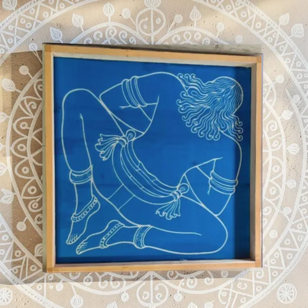 Vastu_Purusha_Model_3__Design_Stencil_Wooden_Frame_Pack_of_1_piece