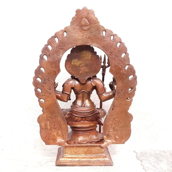 Brownish-Orange_Copper_Idols_Of_God_Amman_By_5.3_Inch,_665G,_Patina_Antique_Finish,_Pack_Of_1_Piece