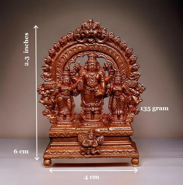 Copper_Copper_Handmade_Srinivasa_Peruma_6_Cm_L_131_G,_Patina_Antique_Finish,_Pack_Of_1_Piece
