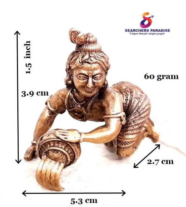 Brownish-Orange_Copper_Idols_India,_1.5_Inches,_Sri_Krishna_Culture_Krishna_Idol_With_Butter_Pot,_60G,_Patina_Antique_Finish,_Pack_Of_1_Piece