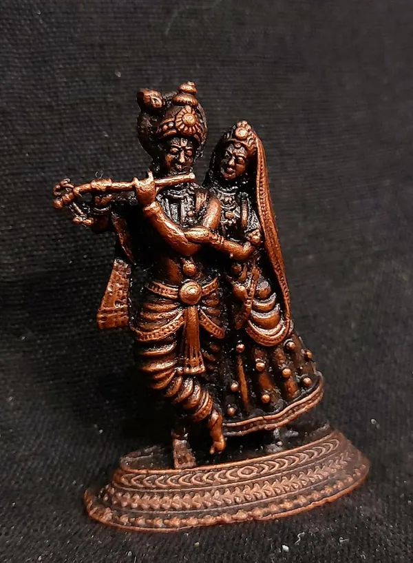 Brownish-Orange_Copper_Handmade_Radha_Krishna_God_Idols,_1.9_Inches,_47G,_Patina_Antique_Finish,_Pack_Of_1_Piece