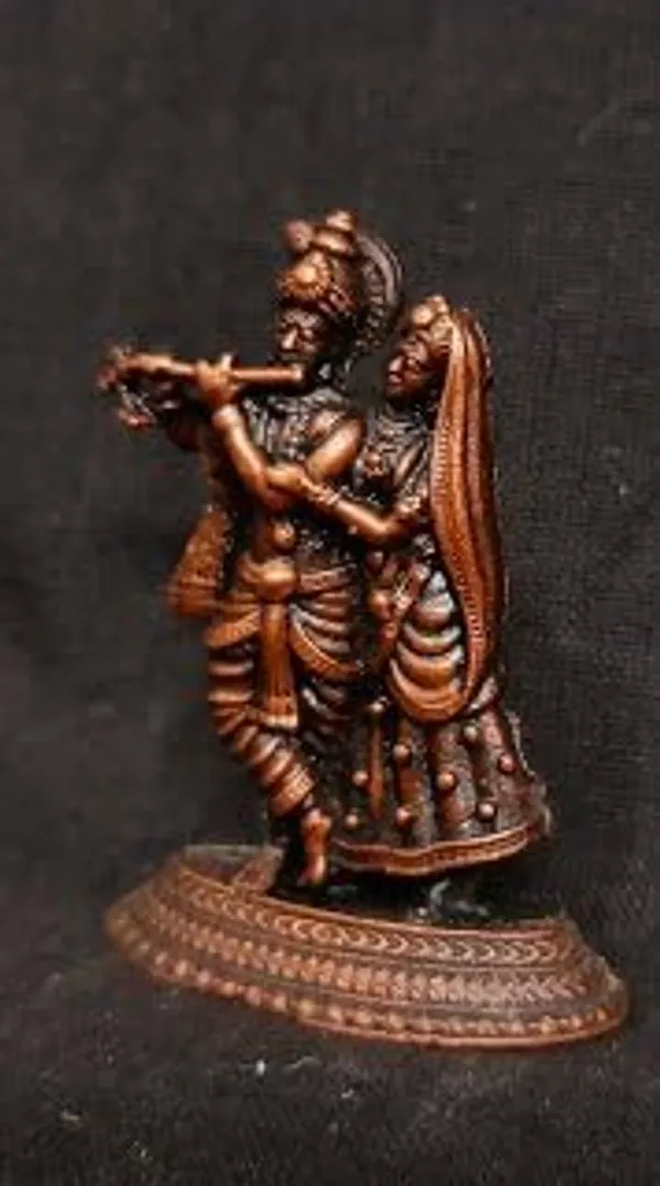 Brownish-Orange_Copper_Handmade_Radha_Krishna_God_Idols,_1.9_Inches,_47G,_Patina_Antique_Finish,_Pack_Of_1_Piece