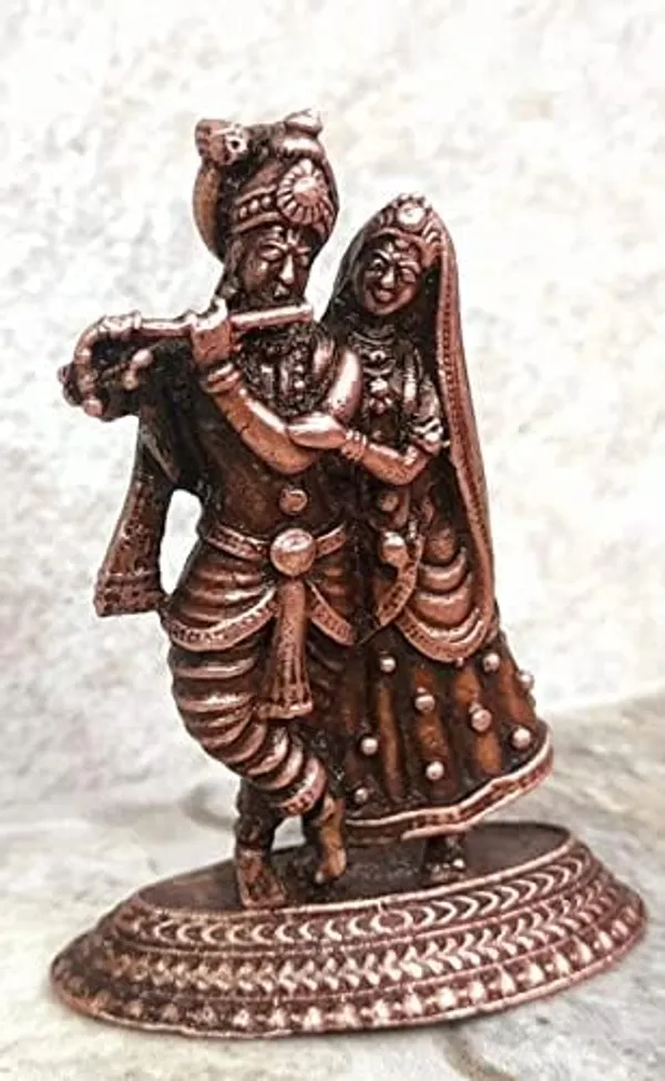 Brownish-Orange_Copper_Handmade_Radha_Krishna_God_Idols,_1.9_Inches,_47G,_Patina_Antique_Finish,_Pack_Of_1_Piece