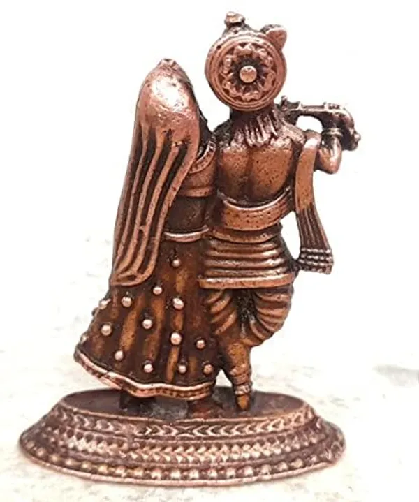 Brownish-Orange_Copper_Handmade_Radha_Krishna_God_Idols,_1.9_Inches,_47G,_Patina_Antique_Finish,_Pack_Of_1_Piece