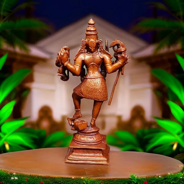 Brownish-Orange_Copper_Idols_Of_God_Kaliamman_5.7_Inches,_620G,_Patina_Antique_Finish,_Pack_Of_1_Piece