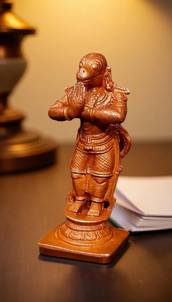 Brown_Copper_God_Idols_Hanuman,_2.3_Inches,_60G,_Patina_Antique_Finish,_Pack_Of_1_Piece