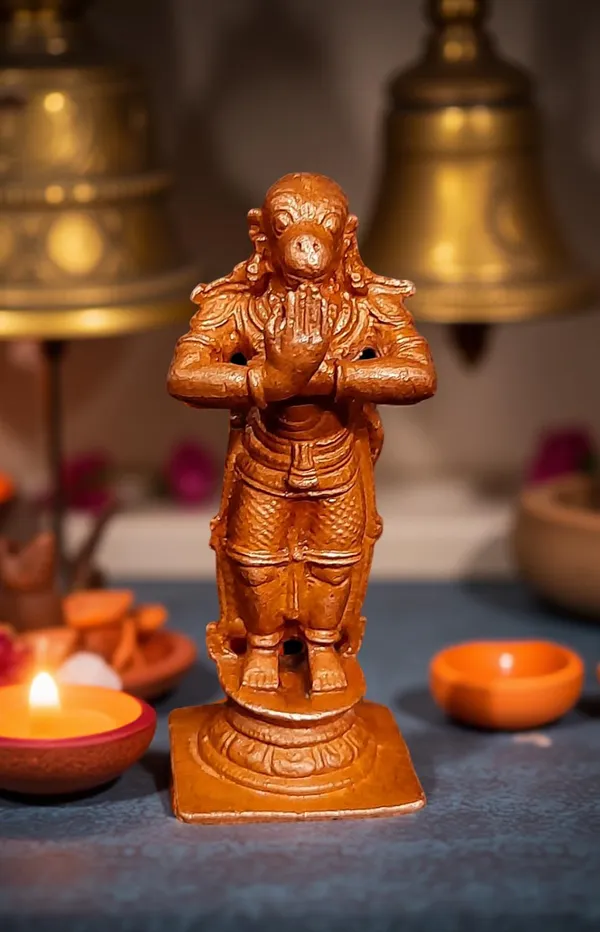 Brown_Copper_God_Idols_Hanuman,_2.3_Inches,_60G,_Patina_Antique_Finish,_Pack_Of_1_Piece