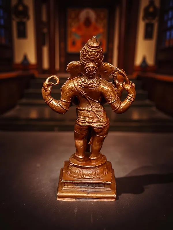 Brown_Copper_Idols_India,_3.3_Inches,_Handmade_Standing_Ganesh_Idol_139Gram,_Patina_Antique_Finish,_Pack_Of_1_Piece
