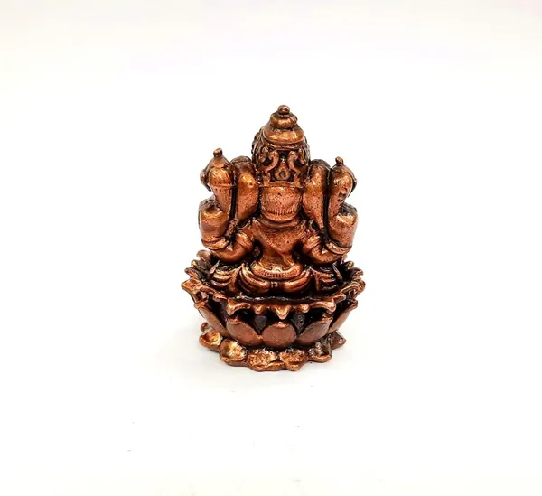 Brownish-Orange_Copper_Idolsby,_1.7_Inches,_Handmade_Ganesh,_99G,_Patina_Antique_Finish,_Pack_Of_1_Piece