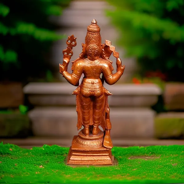 Brownish-Orange_Copper_Idols_Of_God_Murugar_By_Searchers_Paradise,_6.2_Inches,_780G,_Patina_Antique_Finish,_Pack_Of_1_Piece