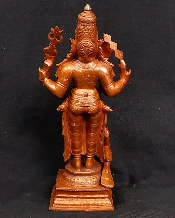 Brownish-Orange_Copper_Idols_Of_God_Murugar_By_Searchers_Paradise,_6.2_Inches,_780G,_Patina_Antique_Finish,_Pack_Of_1_Piece